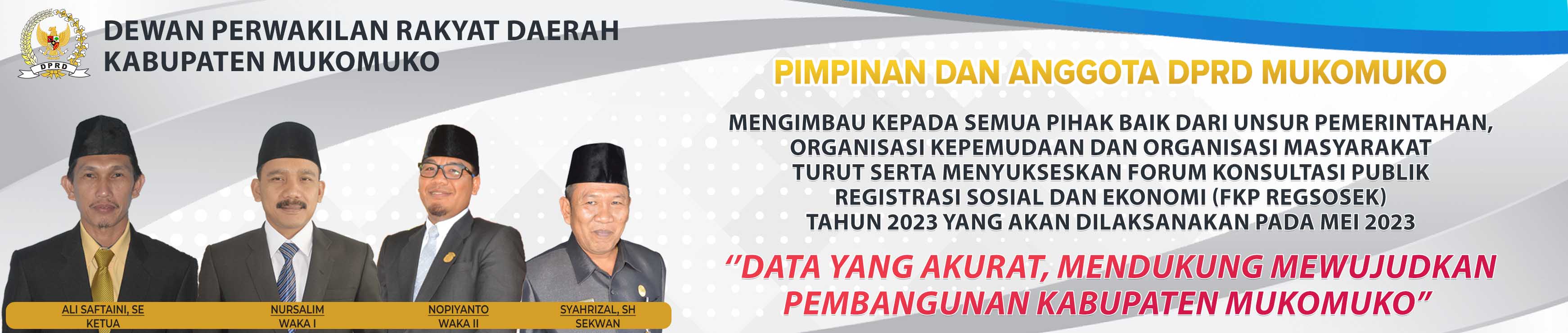 Banner Himbauan Atas DPRD Mukomuko