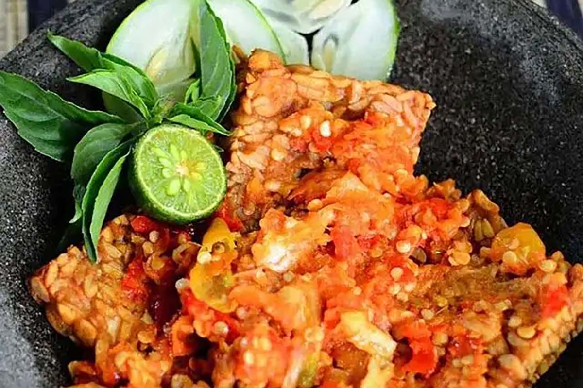 Harganya Murah Tapi Rasanya Gak Murahan, Ini Resep Sambal Tempe Geprek Kemangi Simpel dan Nikmat