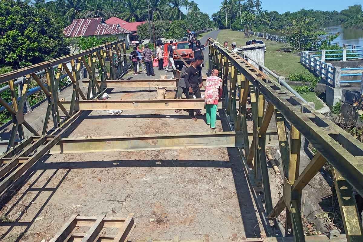 Amblas 2021, Jembatan Provinsi di Pondok Batu Belum Dibangun