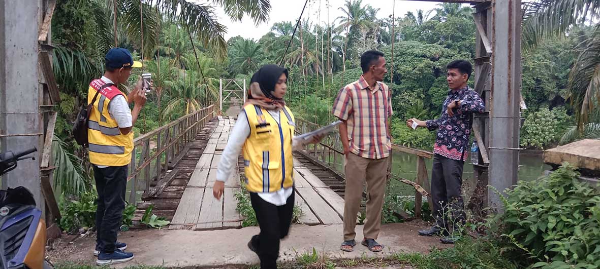 Satker P2JN Survei 4 Unit Jembatan Rusak di Mukomuko 