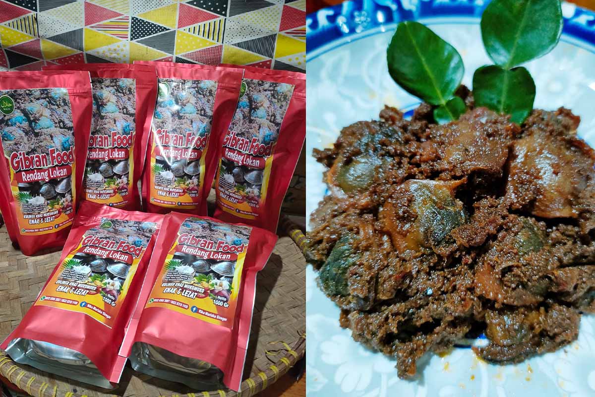 Rendang Lokan Gibran Food Praktis dan Enak, Cocok untuk Lauk Makan Sahur dan Lebaran, Selera? Pesan di sini