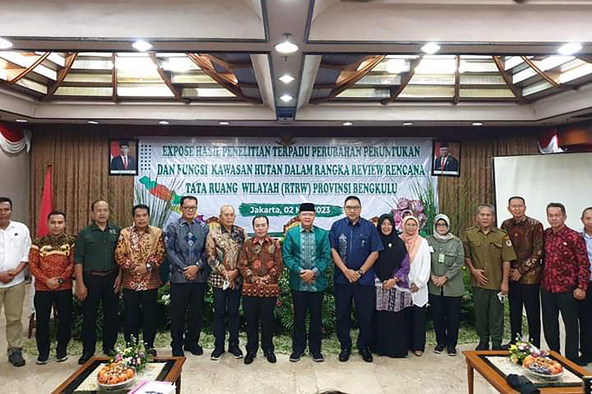 Gubernur dan Bupati Hadiri Ekspose Perubahan RTRW Provinsi Bengkulu