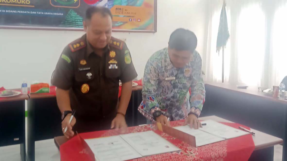 Teken Mou Dengan Opd Kajari Mukomuko Tingkatkan Koordinasi Hindari Niat Jahat 5239