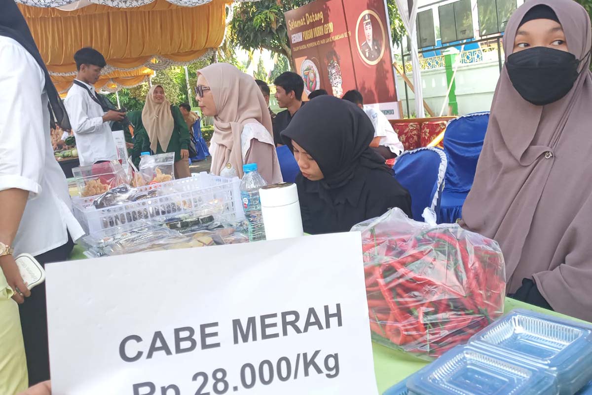 Jual Pangan Murah, Stand GPM Kejari Mukomuko Dikerumuni Pengunjung 