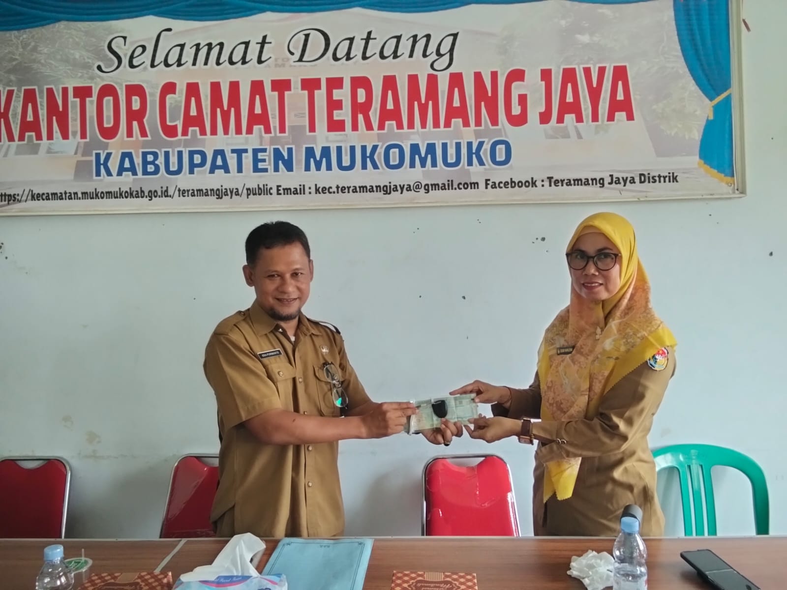 Stok Lama Naik, Jabat Camat Teramang Jaya