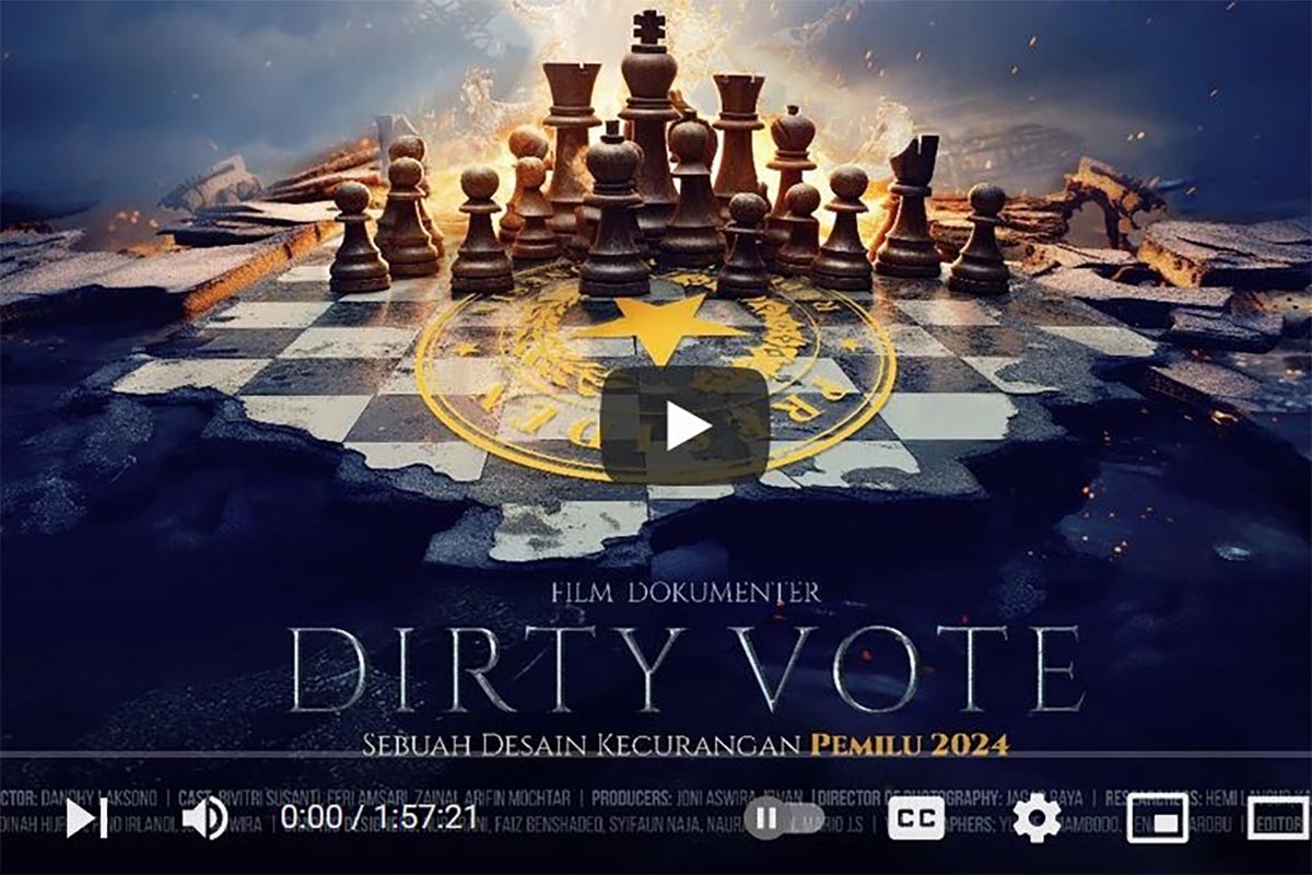 Menuai Banyak Kritikan, Inilah Film DIRTY VOTE, Kisah Tentang Kecurangan Pilpres