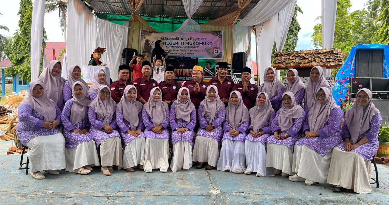Pelepasan Siswa Kelas IX SMPN 11 Mukomuko Sederhana dan Sukses