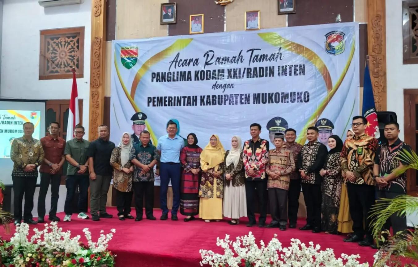 Pemerintah Daerah Mukomuko Sangat Bangga Didatangi Pangdam, Berharap Dukungan Pembangunan