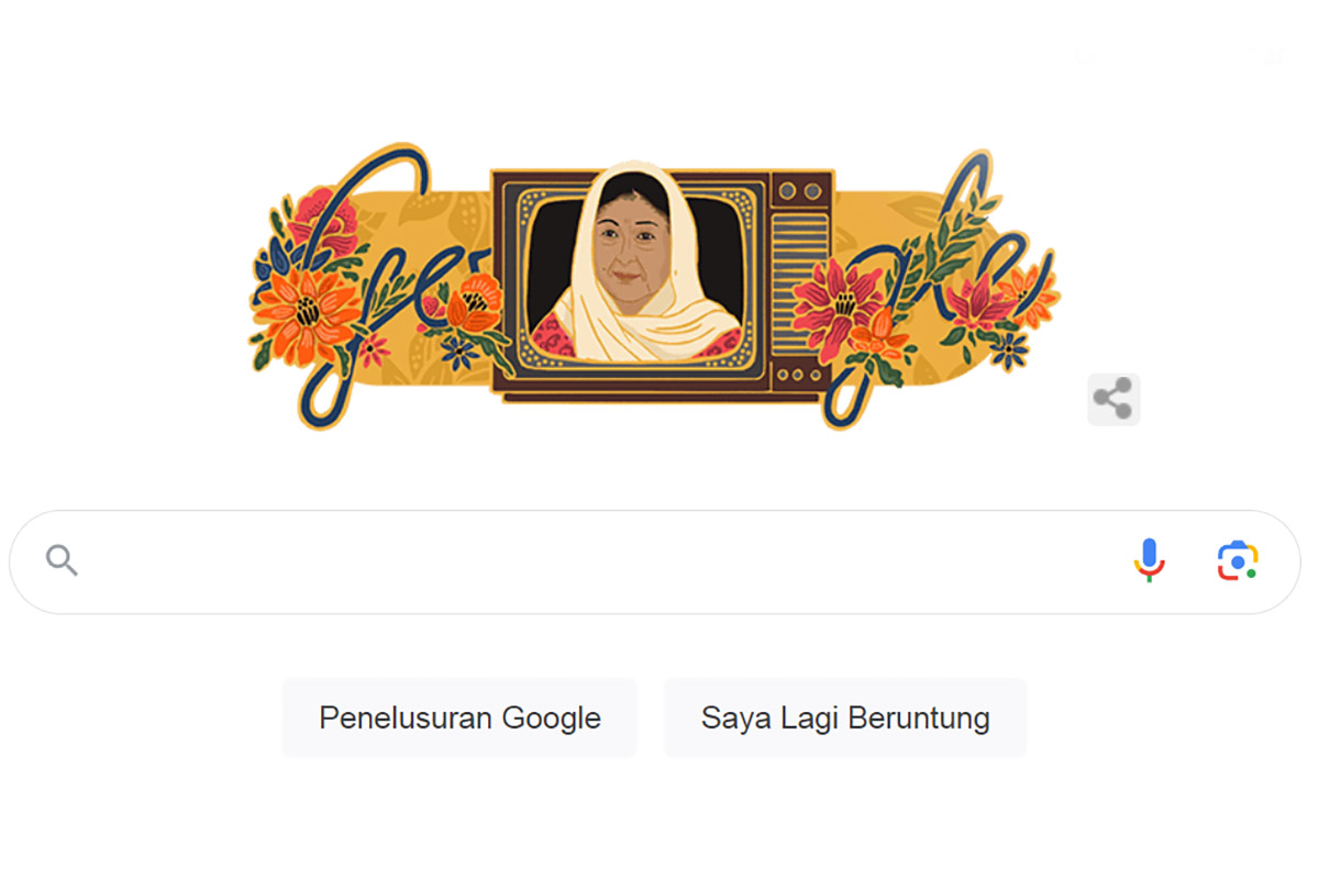 Aminah Cendrakasih Jadi Google Doodle Hari Ini, Senin 29 Januari, Siapakah Dia?