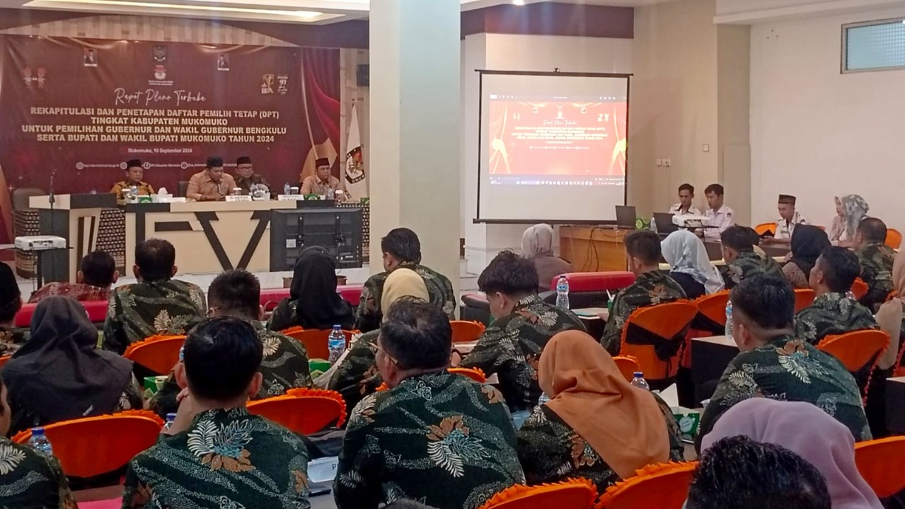 Sah! Ini Daftar Mata Pilih Tetap Pemilihan Bupati dan Wakil Bupati Mukomuko