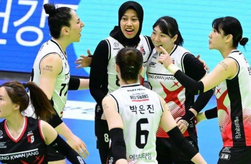 Catat, Jadwal pertandingan Red Sparks vs Pink Spiders di Play Off Semifinal Liga Voli Korea 2024 emak-emak