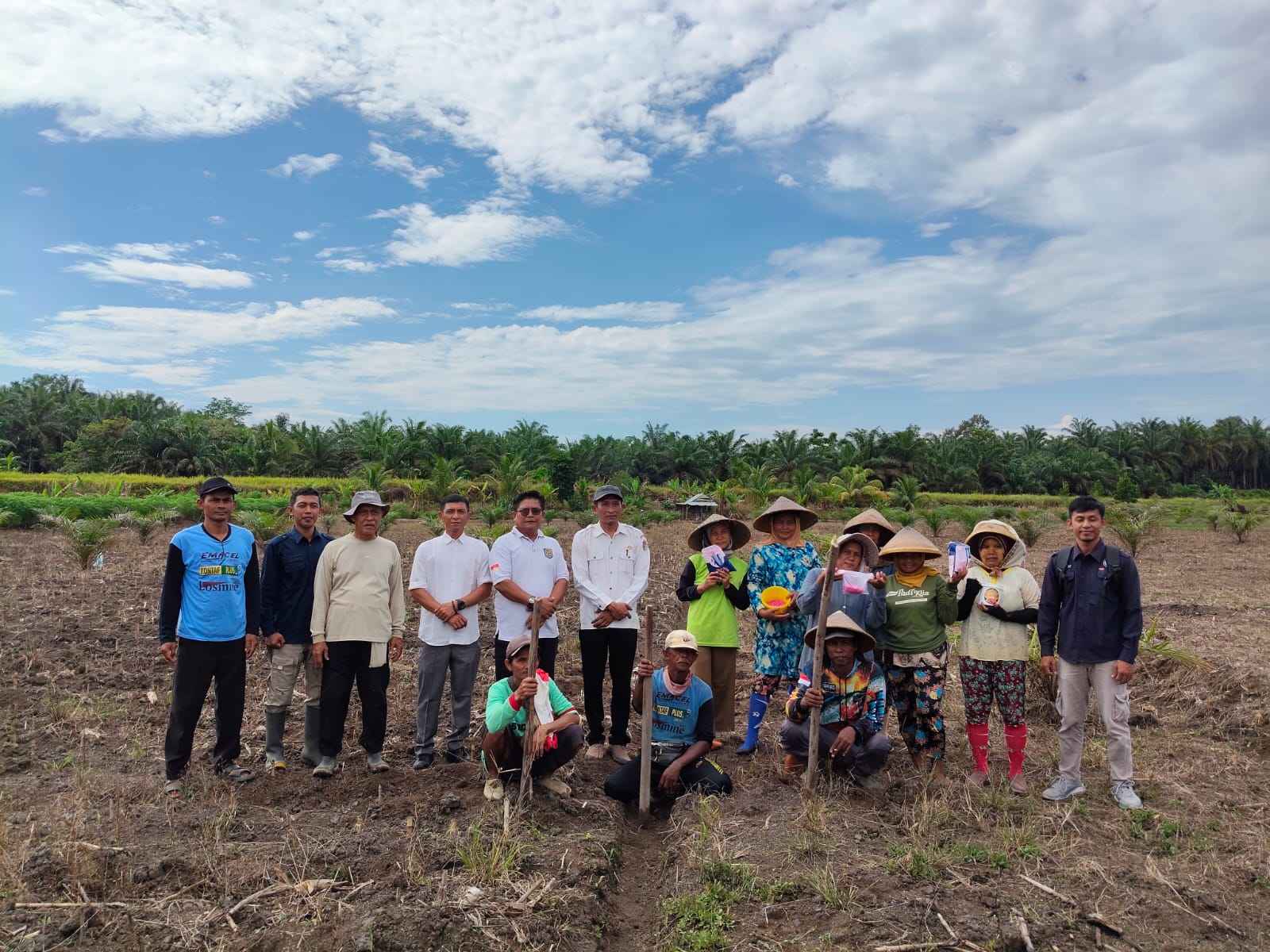 Program Tanam Jagung Sadesahe di Desa Sumber Makmur Kembali Berlanjut