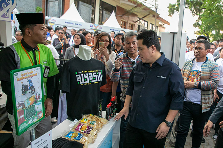 Menteri BUMN Erick Thohir Hadiri Pesta Rakyat Simpedes BRI, 20.000 Orang Semarakkan Pesta UMKM