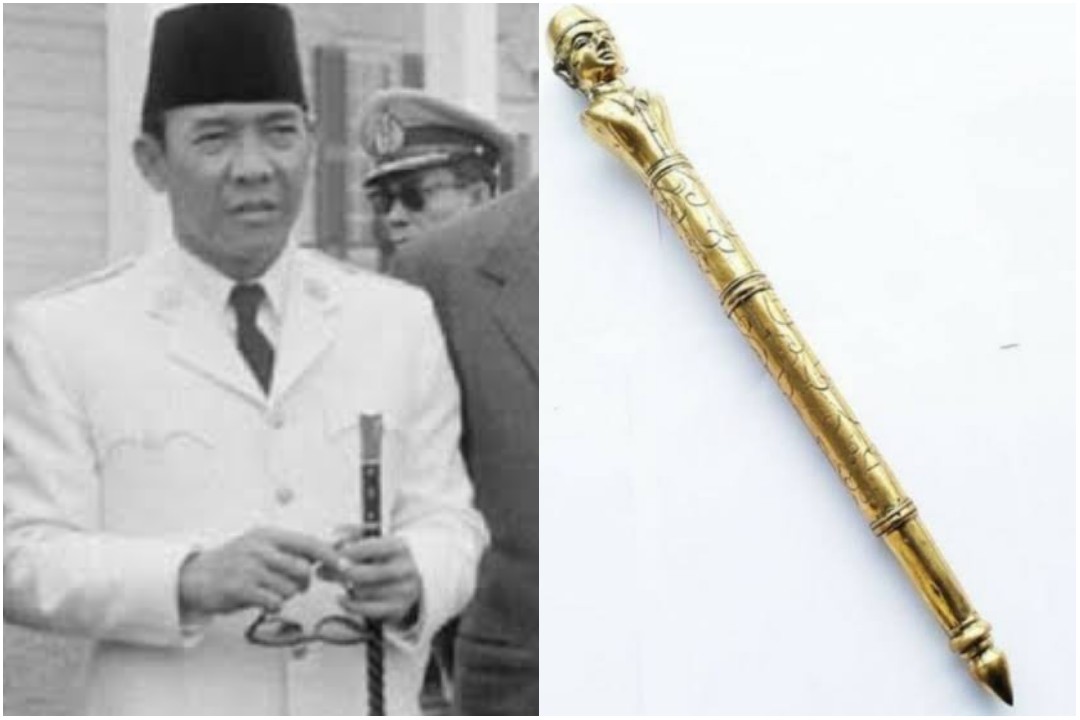 Dinilai Sakti, Ternyata Ini Jenis Kayu Bahan Tongkat Presiden Soekarno