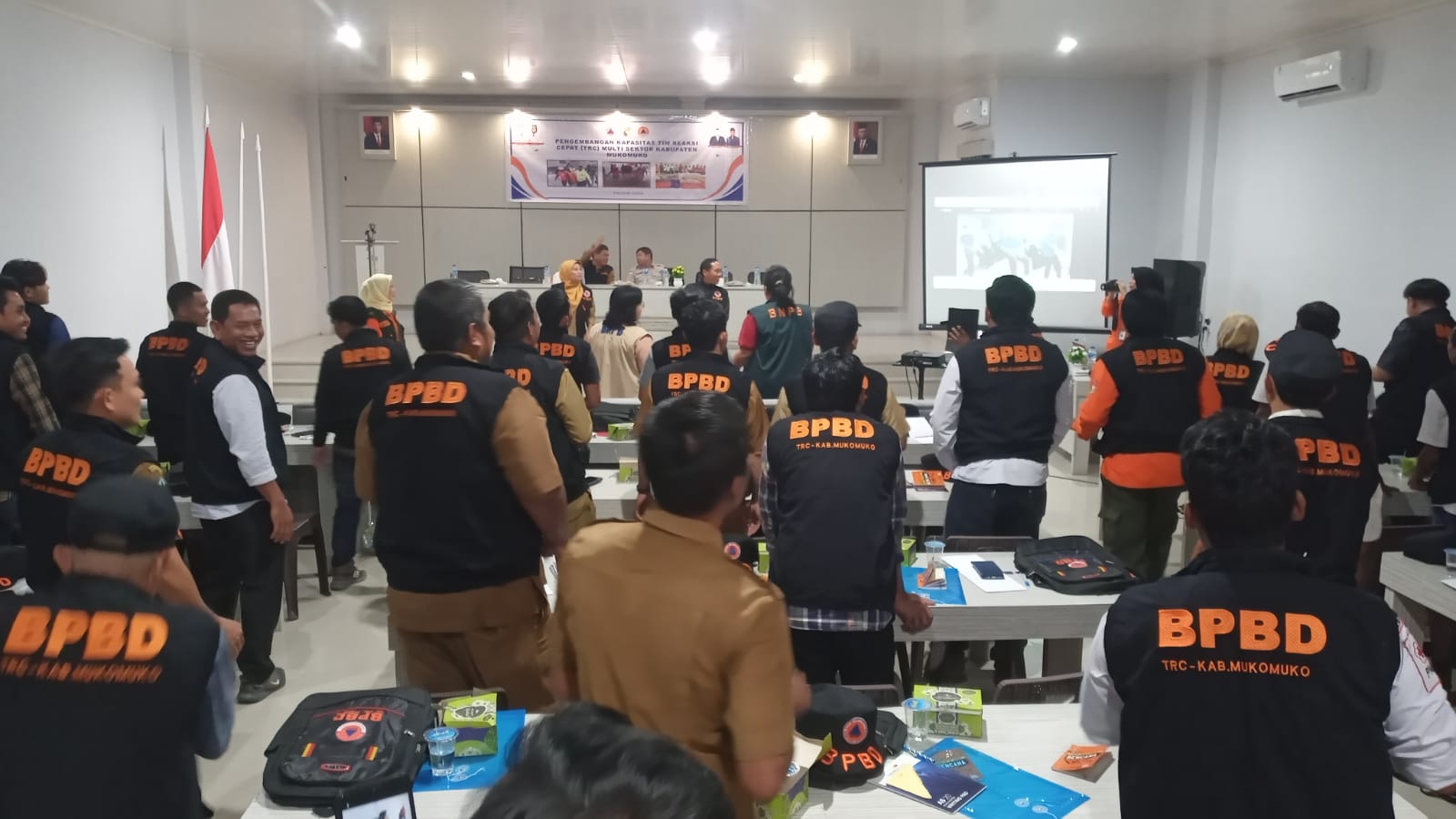 BPBD Mukomuko Adakan Pelatihan Asah Kemampuan Tim Reaksi Cepat Penanganan Bencana