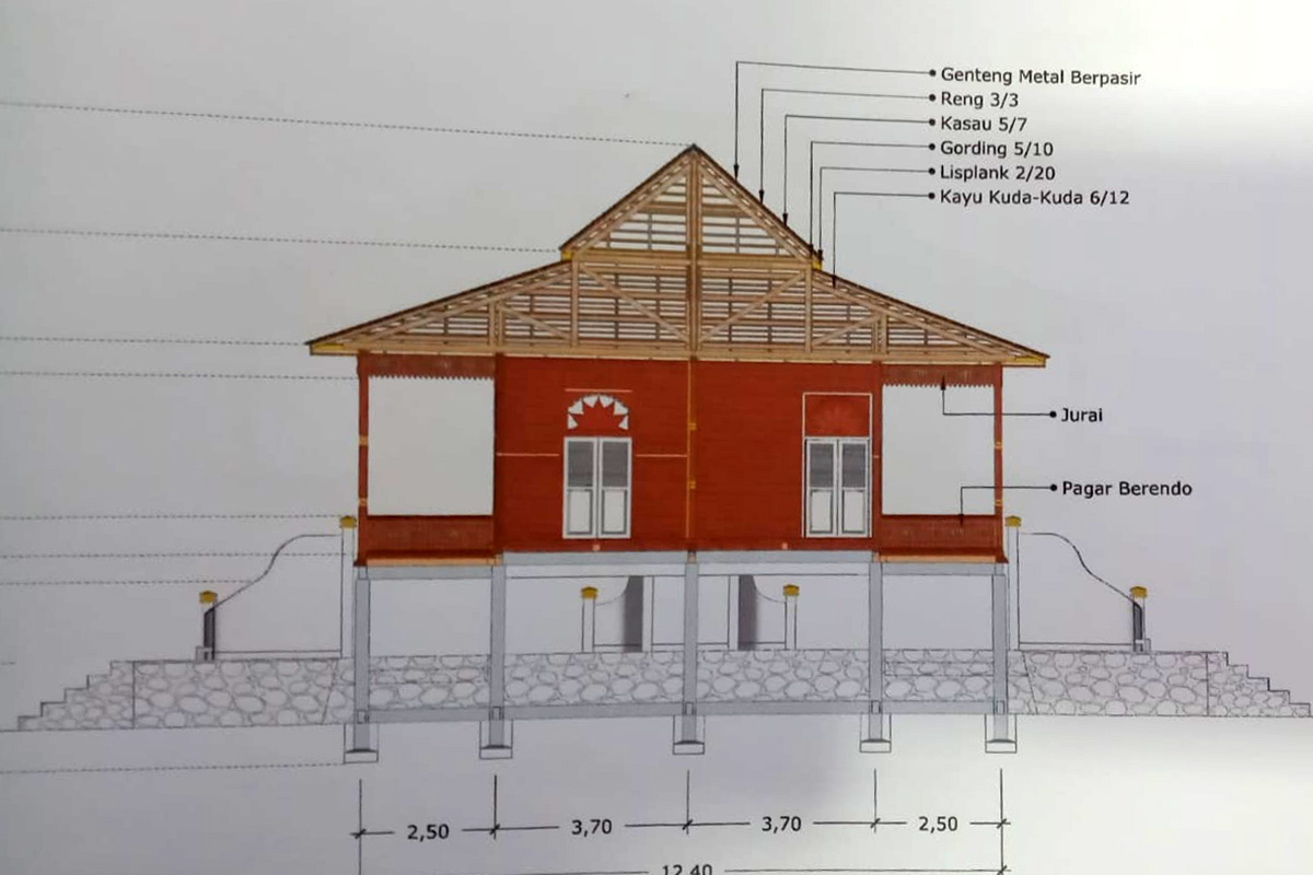 Rumah Adat Mukomuko Tahap II Senilai Rp1,3 Miliar