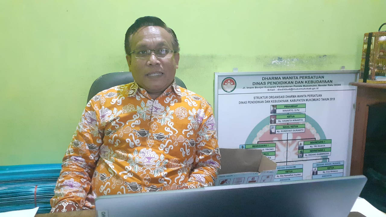 Data Ulang Guru Penerima TPG Daerah, Disdikbud Mukomuko: Piloting PPG Guru Tertentu Langsung Pusat