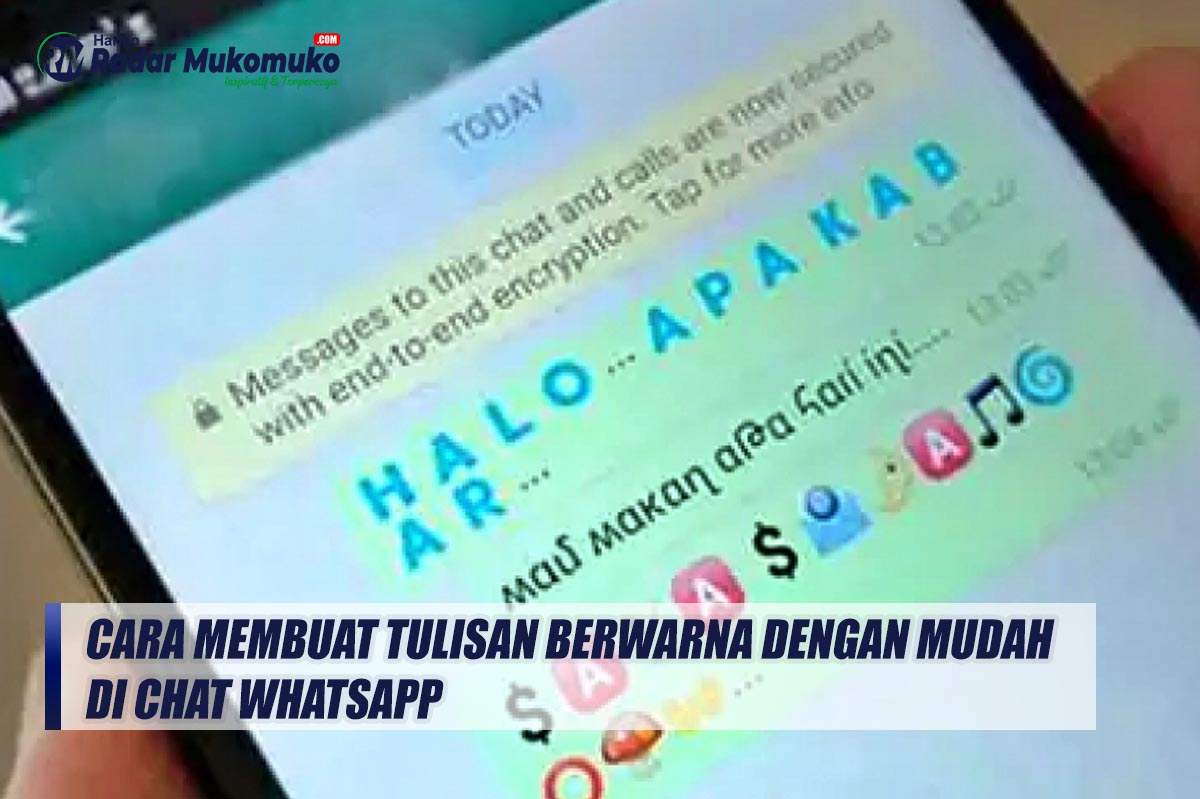 Bikin Chattan di WhatsApp Lebih Seru! Begini 3 Cara Membuat Tulisan Berwarna dengan Mudah