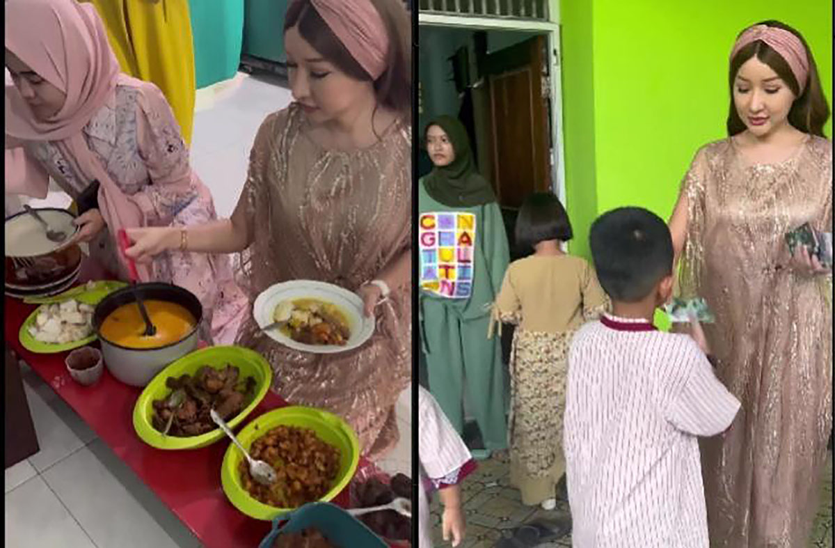 Netizen Jibir Lucinta Luna Lantaran Wadah Ketupat Sayur, “Oplas Miliaran, Tapi Beli Prabotan Ngga Mampu”