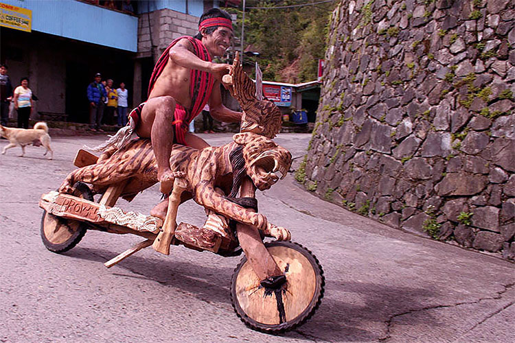 Suku Ifugao, Antraksi Sepeda Kayu Selalu Ditunggu di Filipina