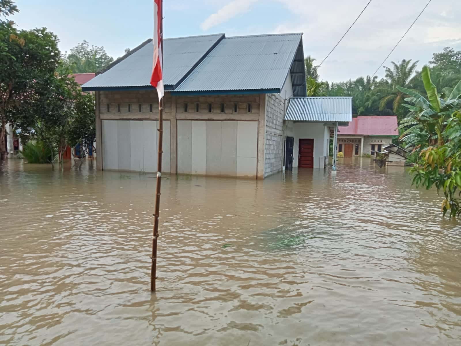 28 Rumah di Tirta Makmur dan Tirta Mulya Terendam Banjir
