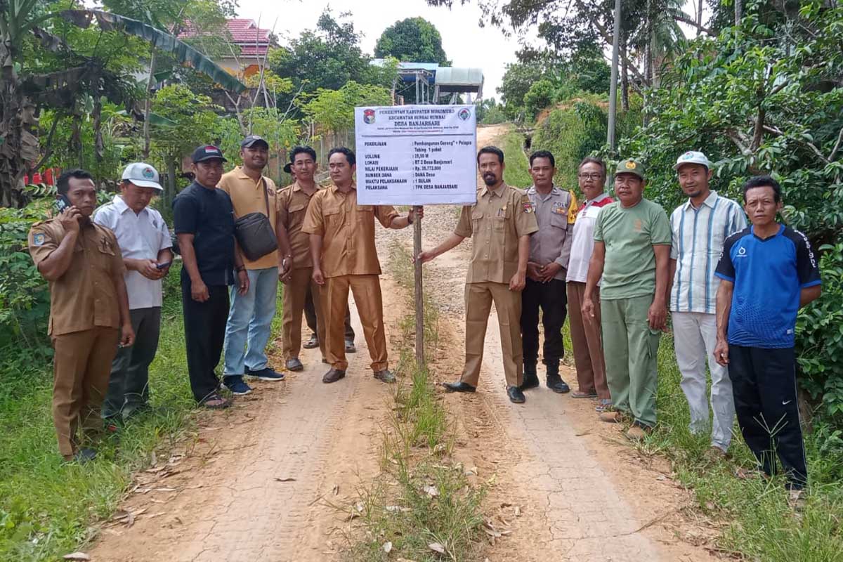 Banjar Sari Optimis Fisik Selesai Tepat Waktu, Ini Dia Itemnya Kegiatannya 