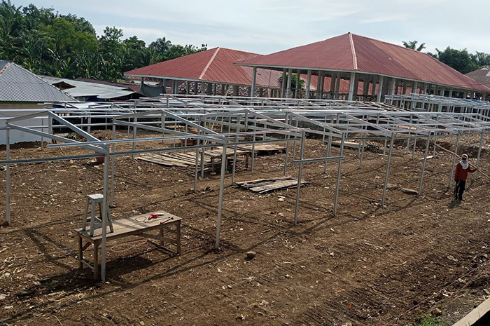 Pasar Tradisional Agung Jaya Butuh Peningkatan Los