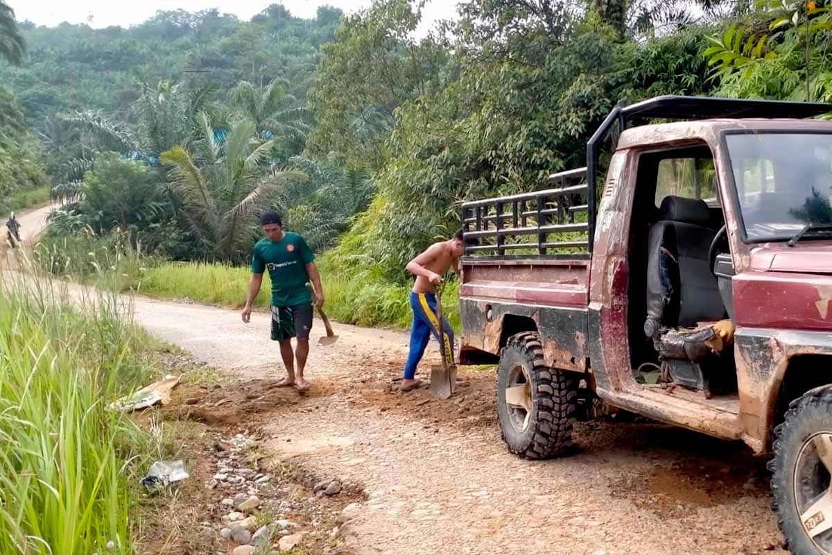 Toke Sawit Tambal Jalan Rusak