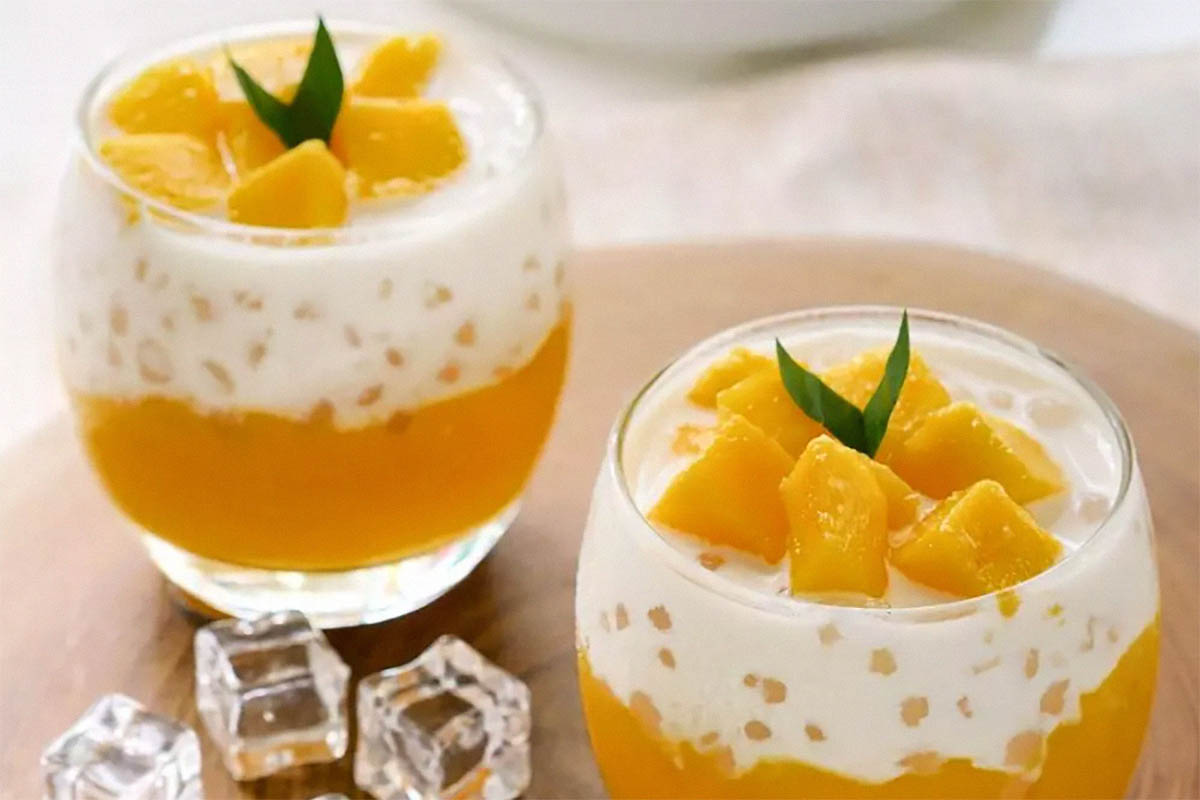 Cuaca Terik Begini Cocoknya Minum Es Mango Sago, Pelepas Dahaga yang Segar dan Nikmat