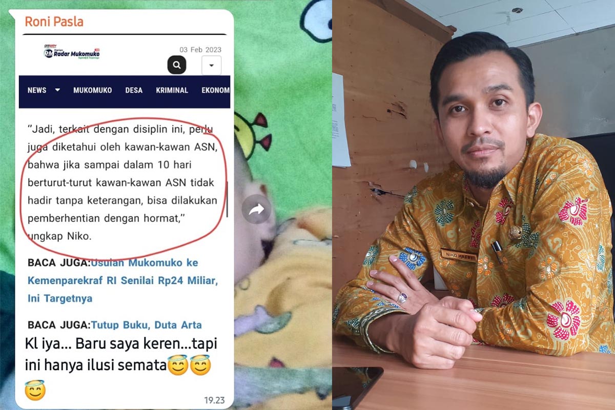 Dewan Mukomuko Tantang Pejabat Berwenang, Berhentikan PNS Langgar PP 94 Tahun 2021