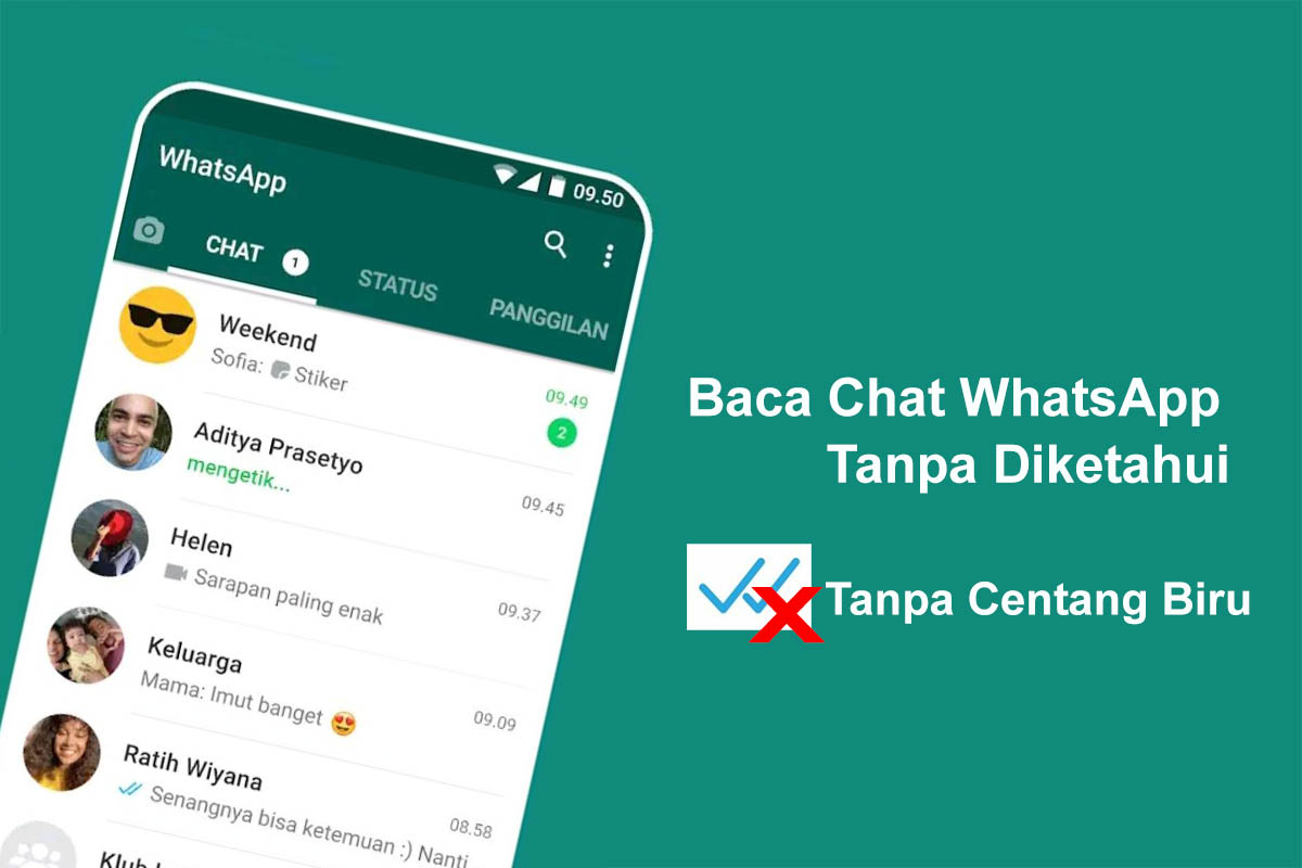 Cara Membaca Chat WA Tanpa Conteng Biru atau Diketahui Pengirim