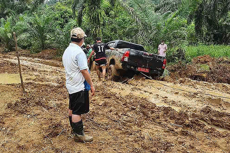 Alokasi Dana Rp18 Miliar di 2023, Pemkab Mukomuko Aspal Jalan Dua Kecamatan  