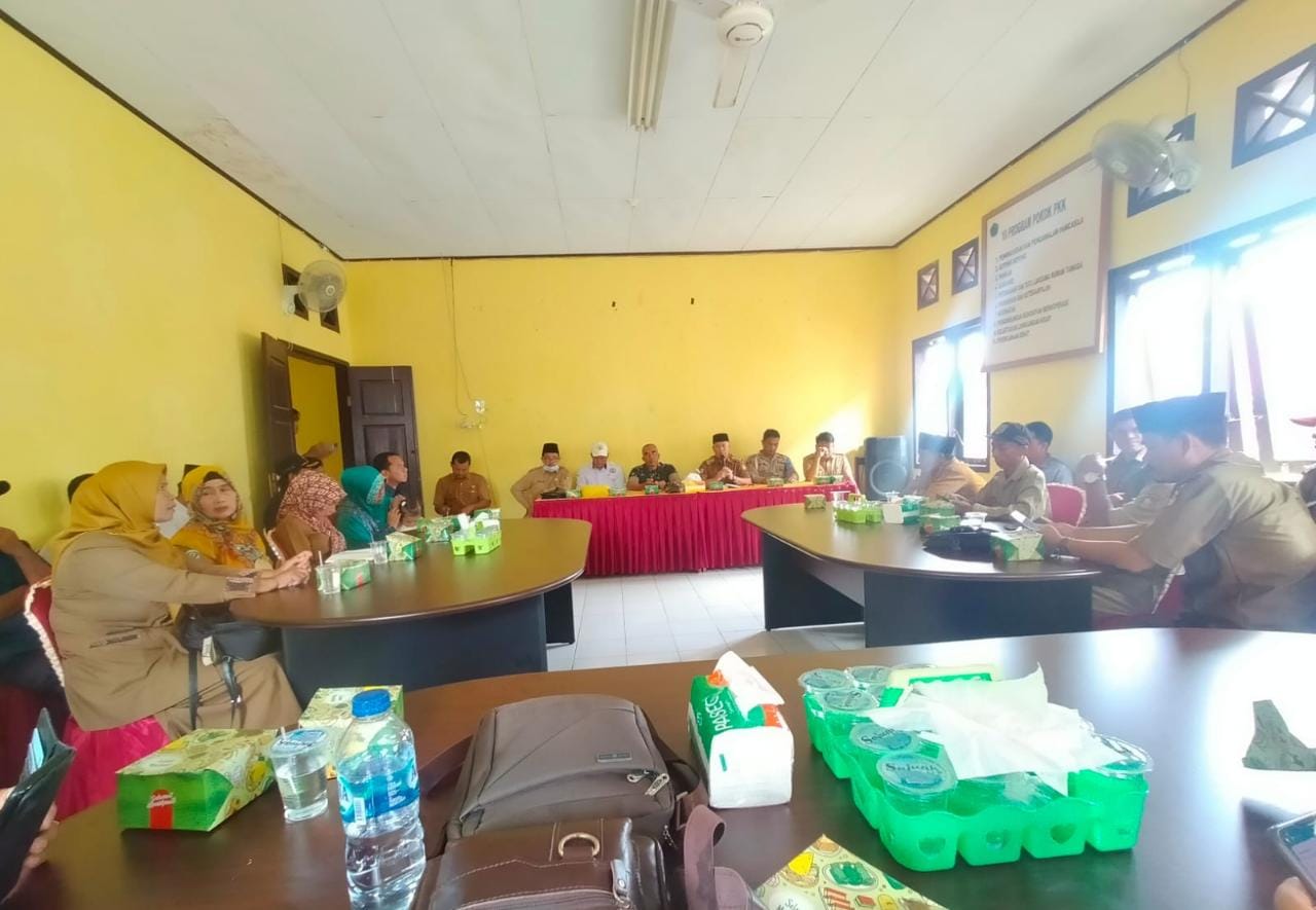 ﻿Kades di Sungai Rumbai Rakor Percepat APBDes