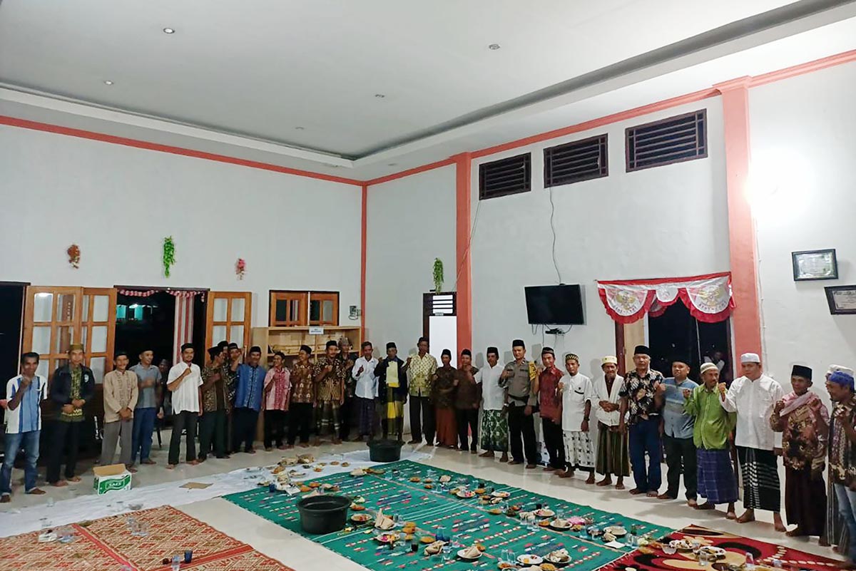 Syukuran Sambut Bulan Ramadhan, Warga Lubuk Gedang Laksanakan di Kantor Desa