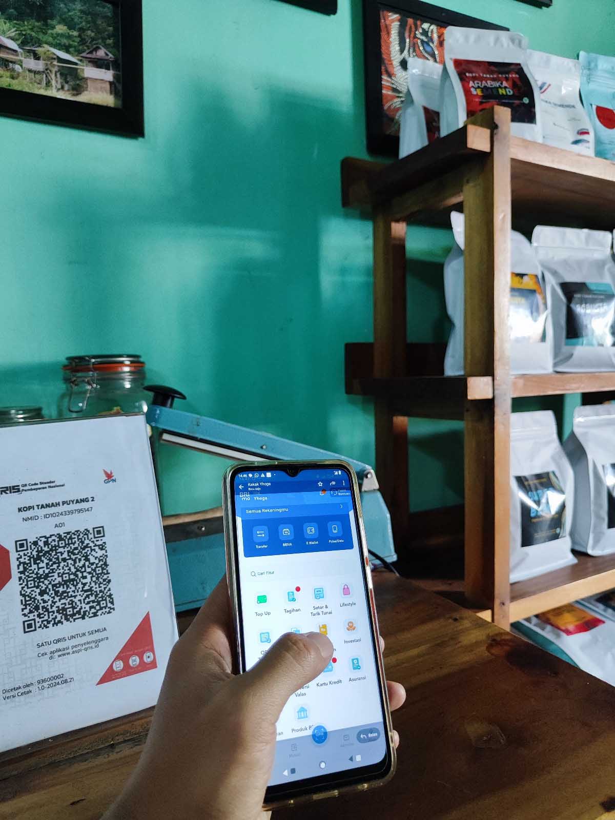 QRIS dan BRImo Mempermudah UMKM Dalam Pembayaran yang Cepat, Praktis dan Aman