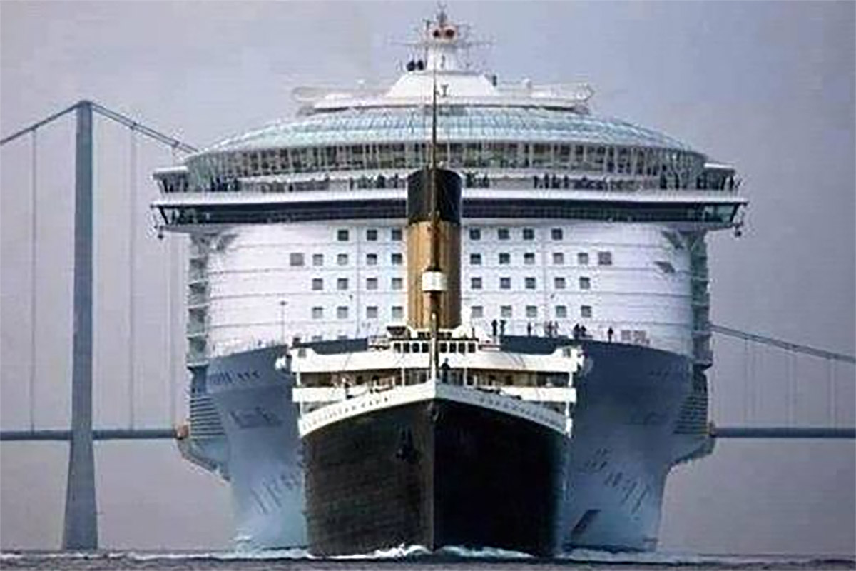 Perbandingan Kapal Titanic dan Kapal Pesiar Modern, Ini Fakta yang Membuat Anda Terkejut!