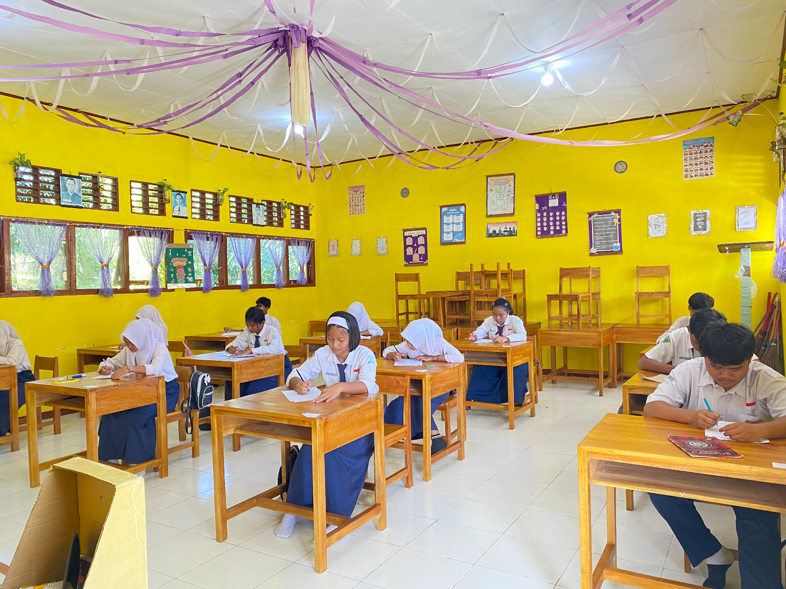 Lahirkan Generasi Cerdas, SMPN 22 Mukomuko Geber Ujian Akhir Sekolah