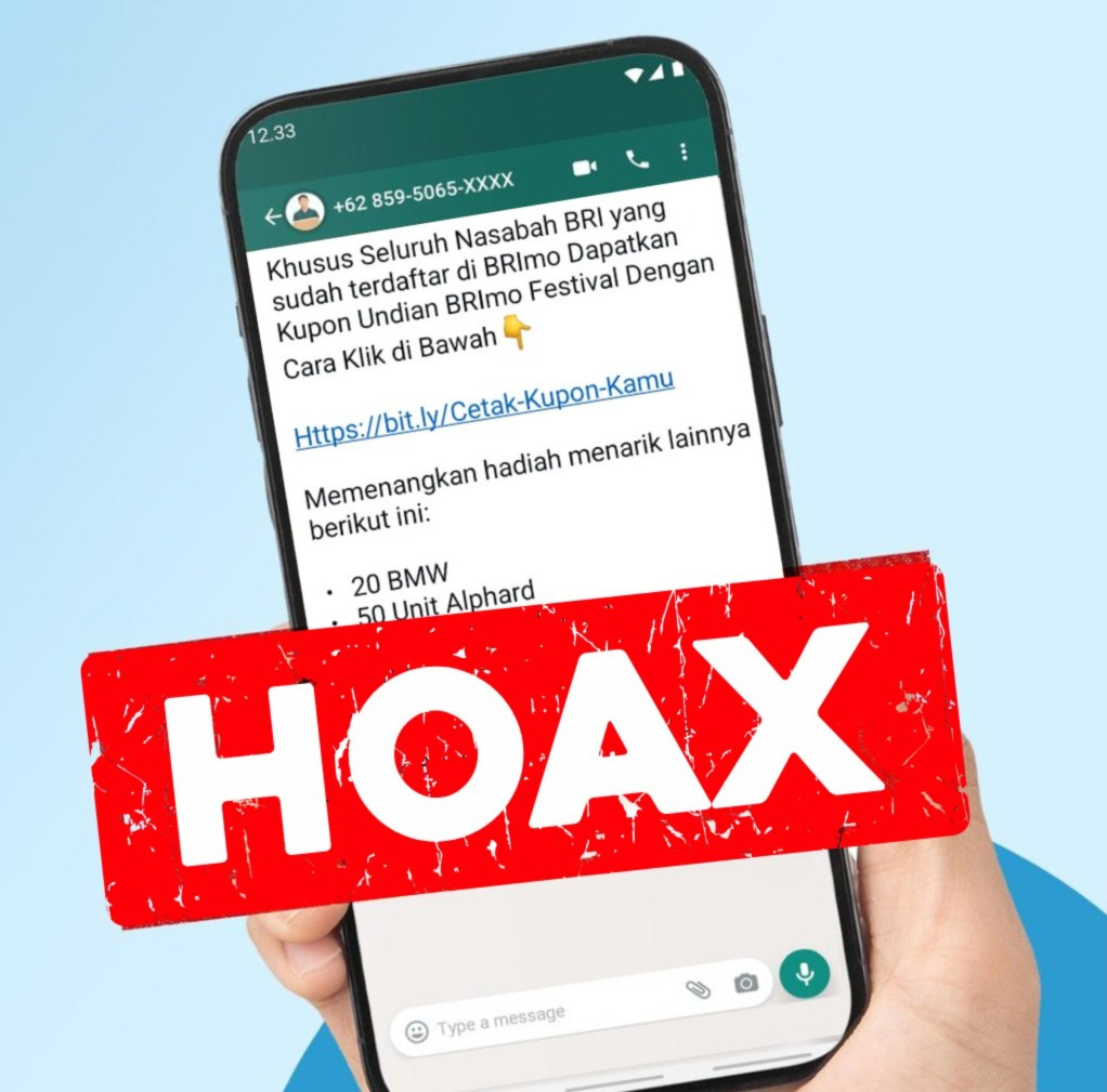 BRI Imbau Masyarakat Waspada Bahaya Klik Tautan Palsu, Jangan Sampai Jadi Korban