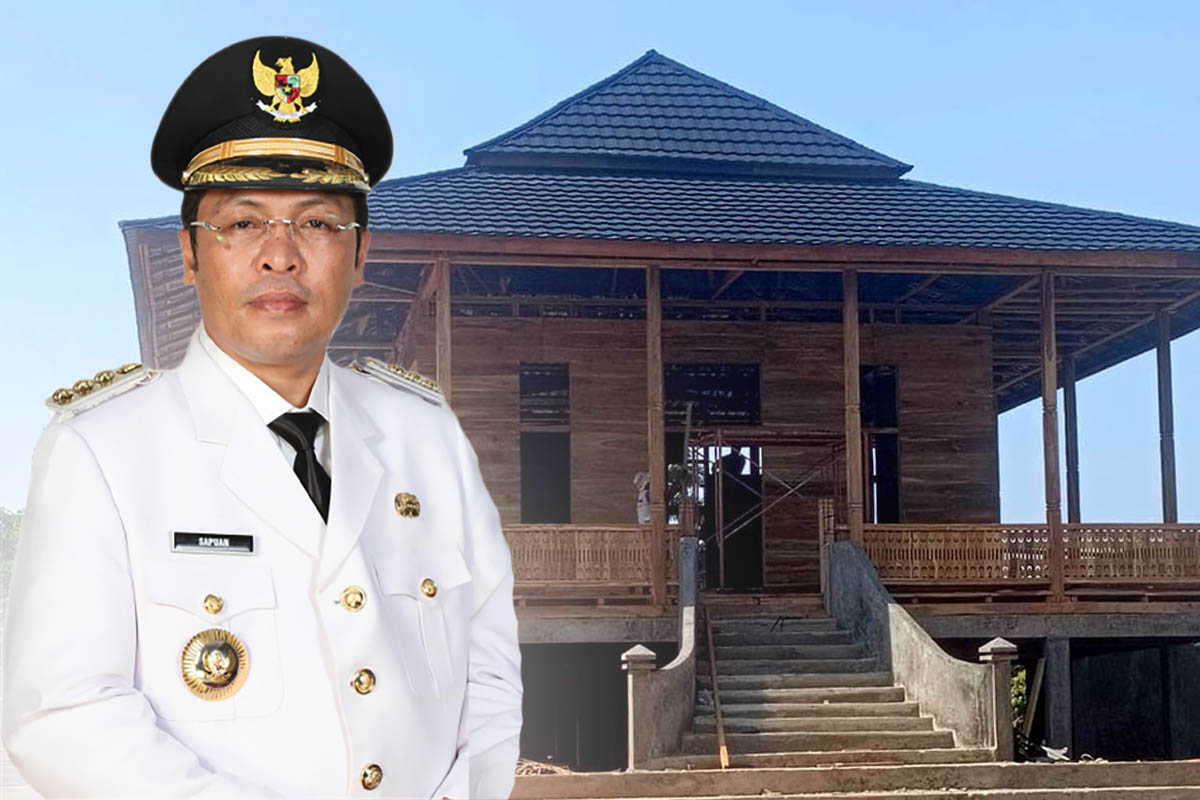 Bupati Sapuan Harus Dua Periode Agar Pembangunan Rumah Adat Tuntas