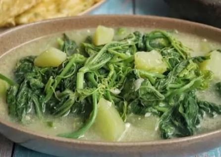 Sederhana Tapi Dijamin Enak, Gurihnya Bubur Pucuk Labu Ini Bikin Makan Makin Nikmat