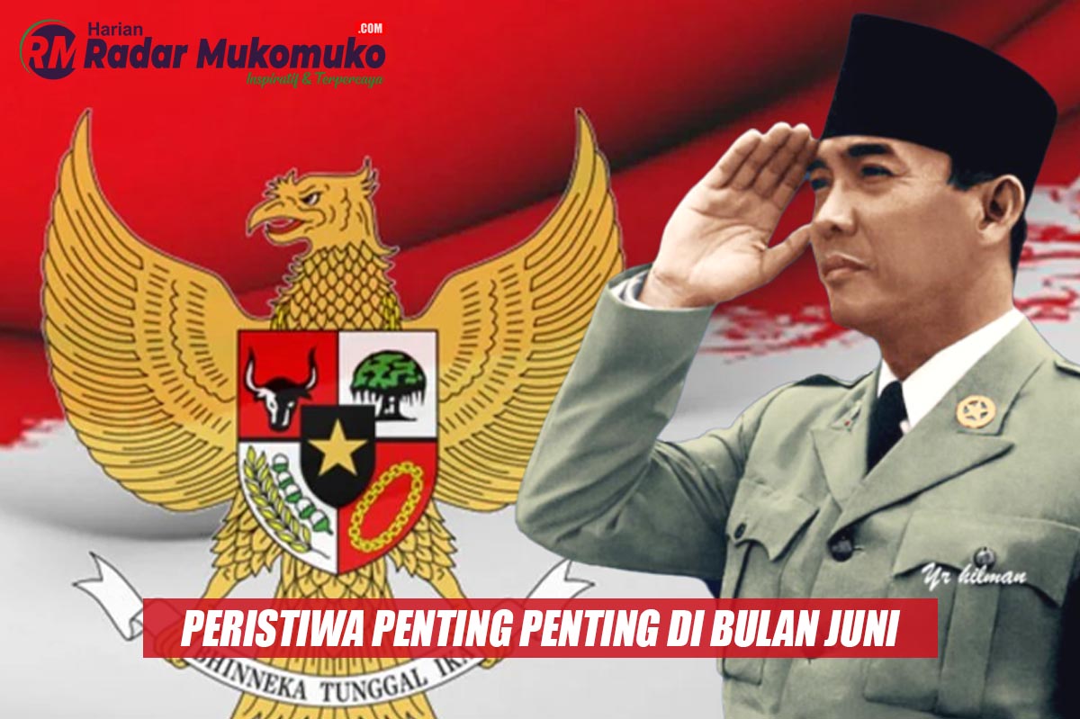 Juni Merupakan Bulannya Bung Karno, Karena 3 Peristiwa Penting Ini