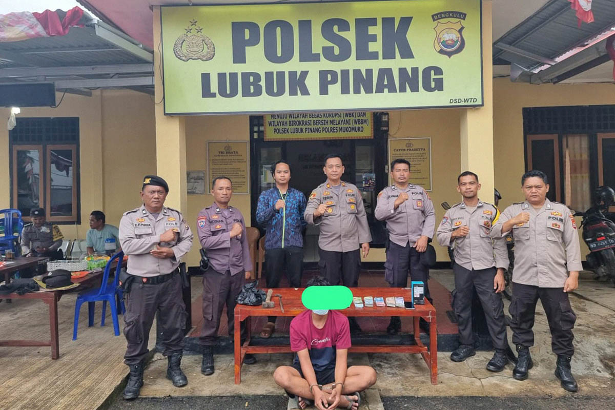 Embat Uang Majikan, ABG Asal Air Manjuto Diringkus Polisi