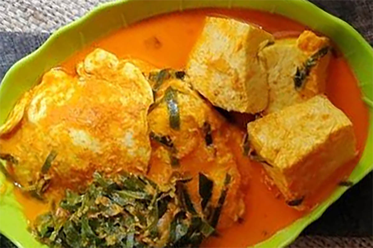 Simpel dan Cocok Untuk Akhir Bulan, Ini Dia Gulai Tahu, Telur Daun Tapak Leman yang Nikmat