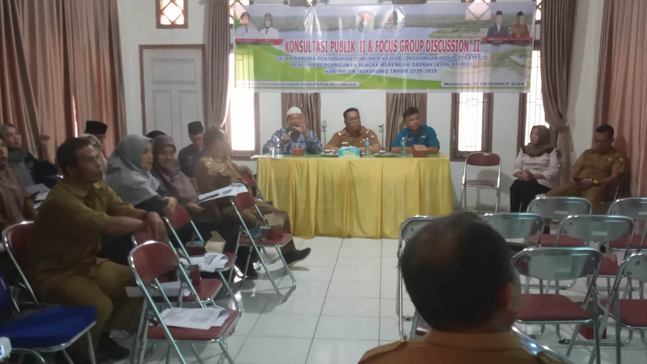 Mukomuko Gelar Diskusi Publik Terkait KLHS RPJMD 2025-2029  