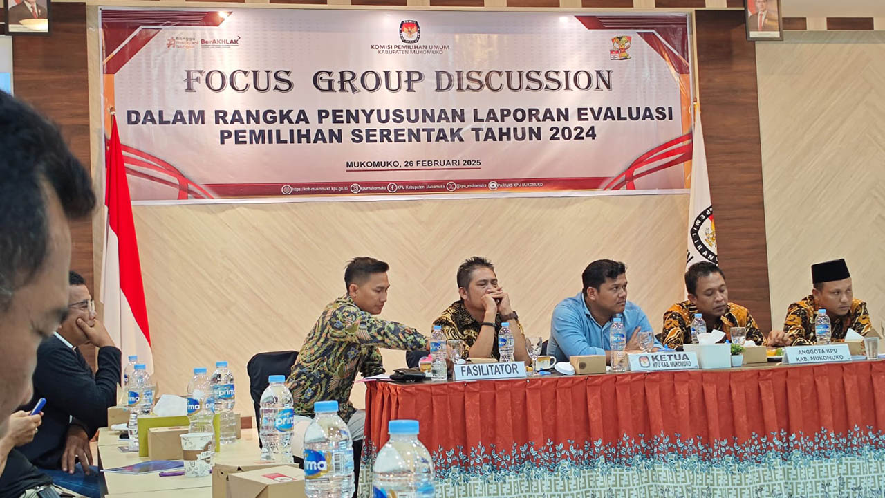 KPU Gelar FGD Evaluasi Pilkada, Kurang Sosialisasi dan Money Politik Disinggung