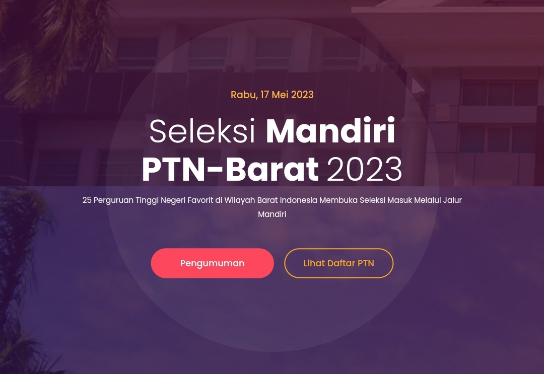 SMMPTN Barat Telah Di Buka, Berikut Cara Mendaftarnya