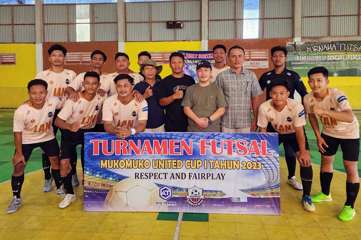 Bupati Hadiri Laga Final Futsal Mukomuko United Cup 1 