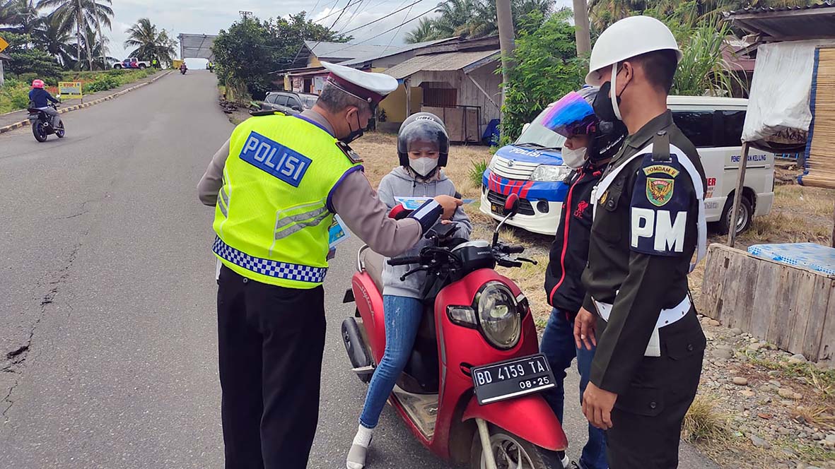 654 Pengendara Terjaring Razia, 7 Persen dari Kalangan PNS