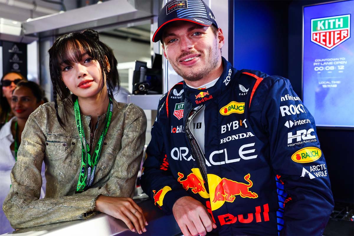 Lisa BLACKPINK Hadiri GP Miami, Penampilannya Bikin Max Verstappen Salting