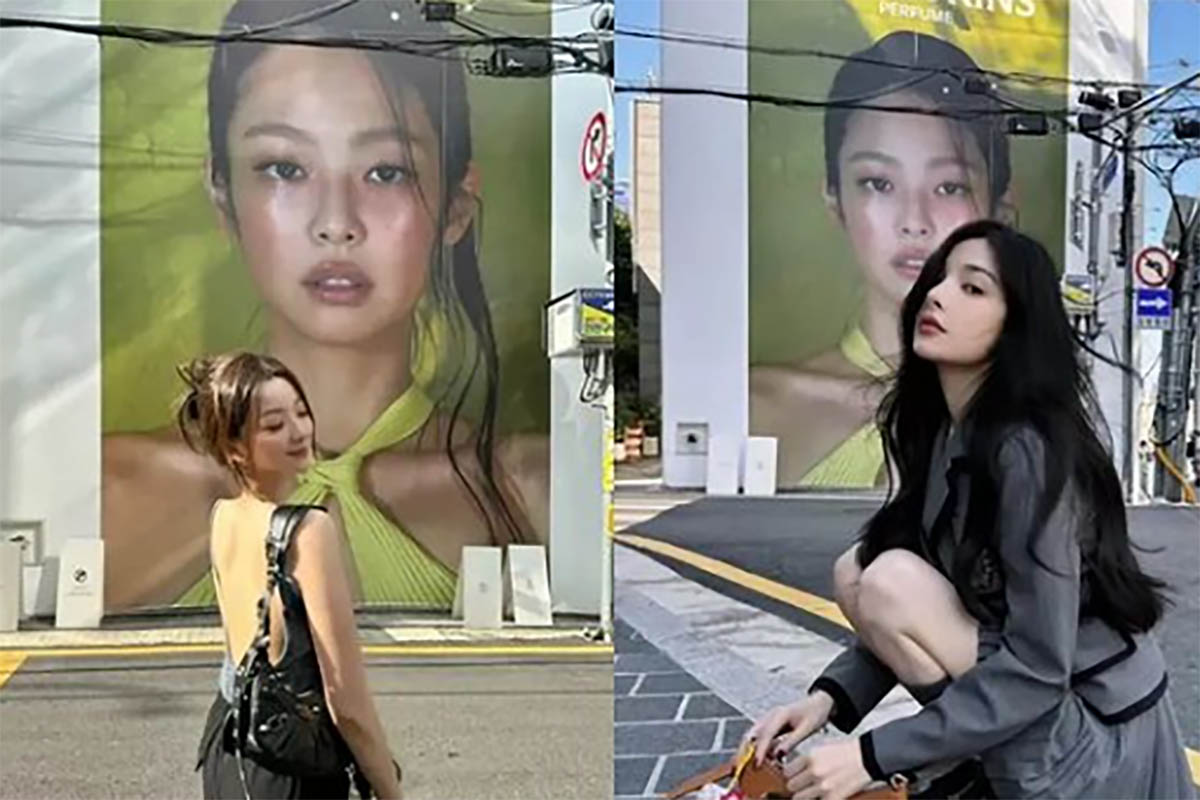 Foto Raksasa Jennie BLACKPINK Kini Menjadi Spot Wisata Baru di Korea Selatan